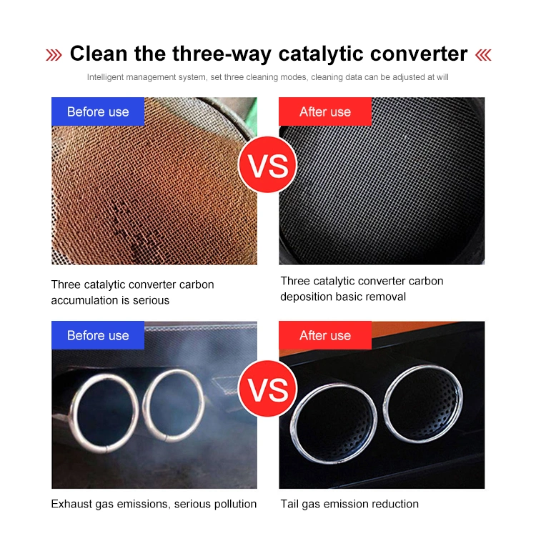 A/C System &amp; Engine Catalytic Converters Cleaning Machine Professional Cleaning Car Air-Conditioning System