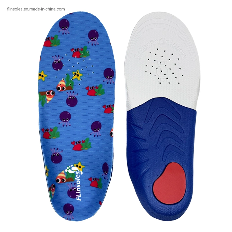 Children&prime; S Insoles Arch Support for Shoes Orthotics Flat Feet
