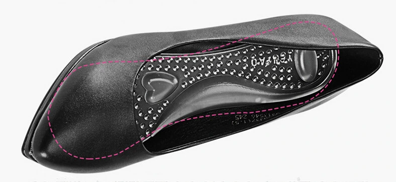 New Silicon Arch Insole for Flat Foot, Silicon Arch Support Insole