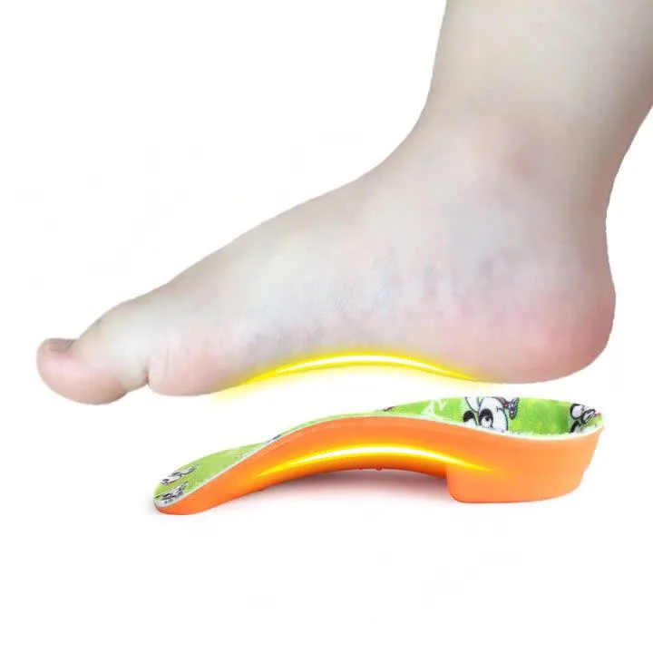 Toddler Child Use Semi Rigid Corrective Arch Support 3/4 Orthotic for Flat Feet