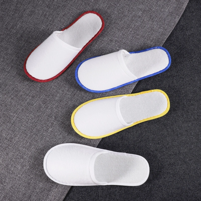 Disposable Slipper with Blue Strip for Hotel Room