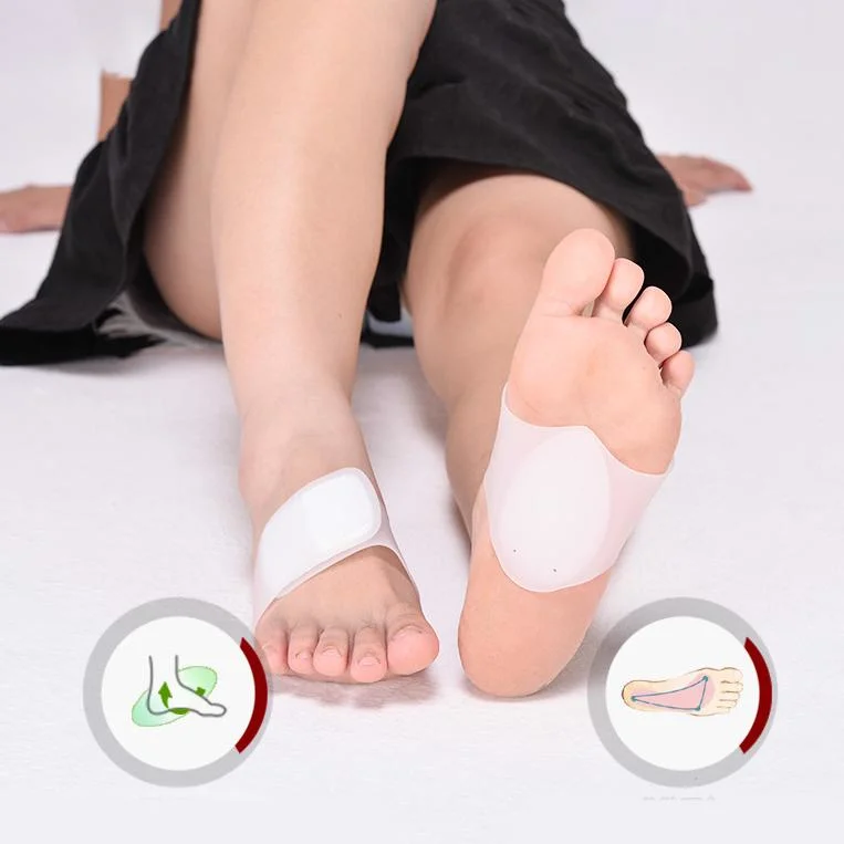 Lizeng Factory Foot Care Correction Flat Feet Foot Care Orthotic Silicone Gel Arch Support