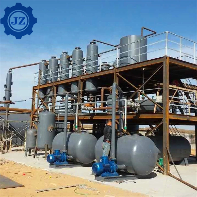 High Recovery Rate Waste Tyre Oil to Diesel Distillation Plant