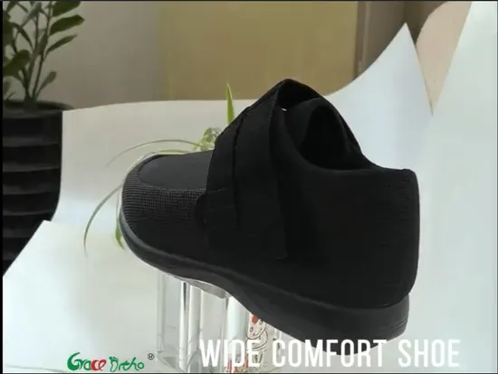 Podiatrist Recommend Orthopedic Diabetic Shoes Seamless Lining Wide Toe Lycra Vamp Depth 