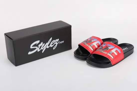 Lightweight Men Custom Slide Sandal Slippers PVC PU EVA Shoes
