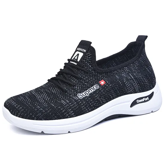 High Quality Casual Breathable Fly Woven Fabric Lightweight Sole Fashion Versatile Replica Sneakers 