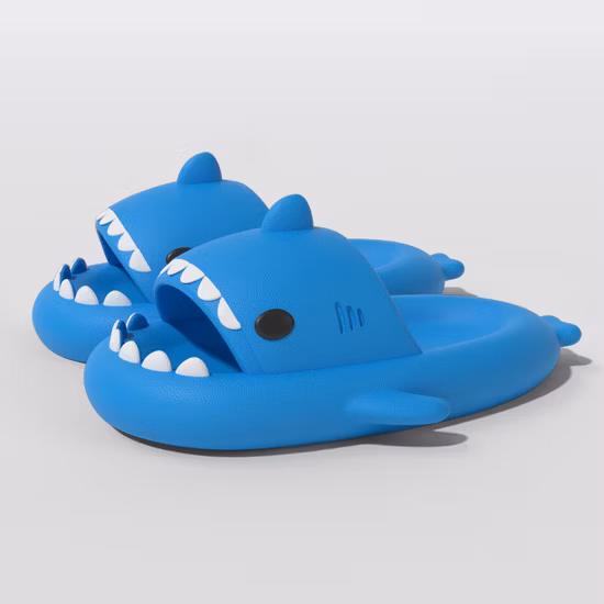 2023 New Hot Selling Beach Slides Shark Slipper for Men Women Indoor Outdoor