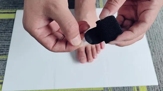Elastic Hallux Valgus Bunion Splint Big Toe Strap Heal Wrap Toe Straighteners for Crooked Toes Hammer Separators 