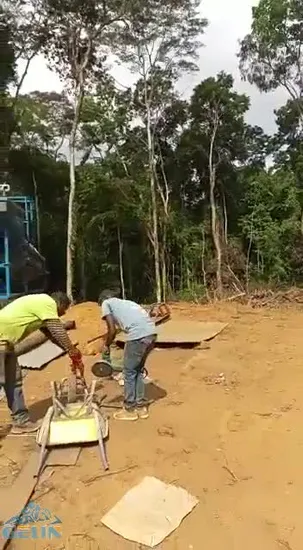 High Recovery Diamond Processing Equipment Mini Gold Trommel 