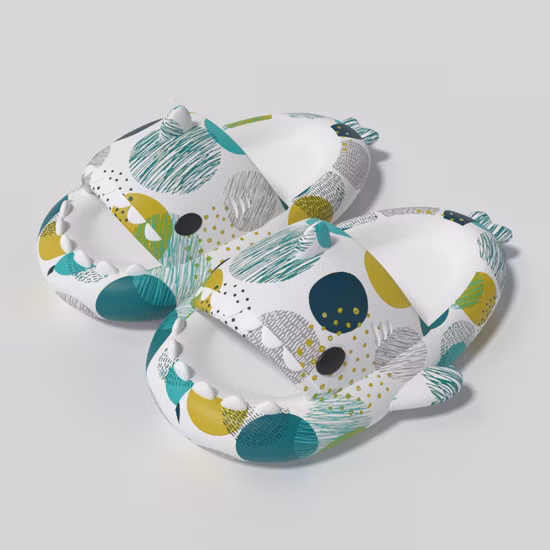 Men Women Shark Adult Slippers Fashion Funny Home Cute Cartoon Bathroom Sandals EVA Slippers Garden Shoe