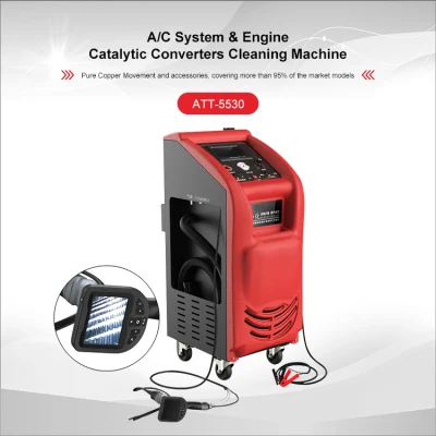 A/C System & Engine Catalytic Converters Cleaning Machine Professional Cleaning Car Air