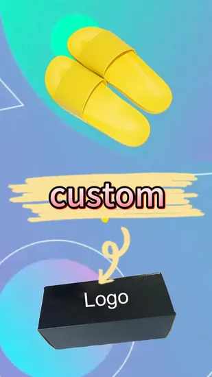 2024 Fashion Style Summer Slides Sandal Footwear Custom Box with Logo for Men and Women